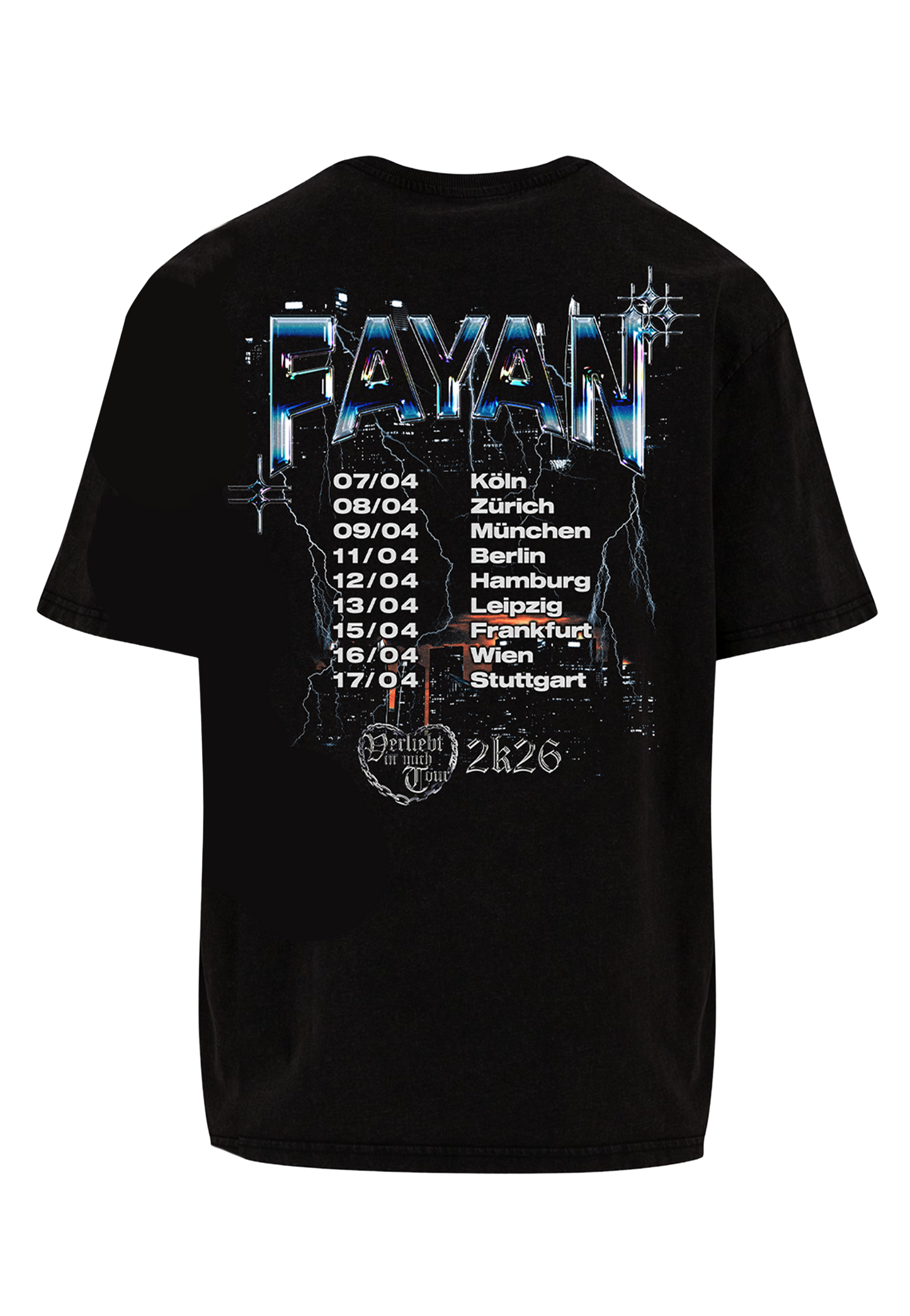 Fayan - Tour 2026 - T-Shirt | Neutral-Image